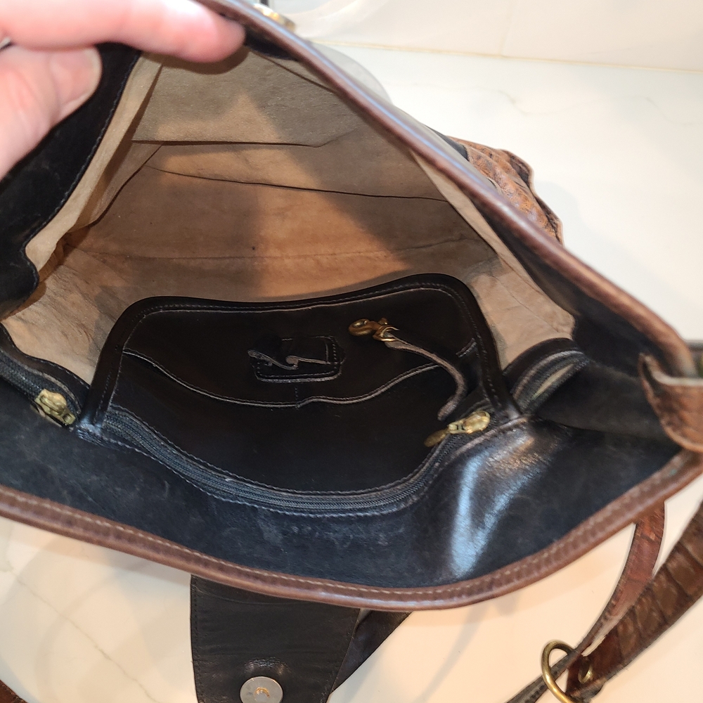Brahmin Black and Tan Shoulder Bag - Picture 9 of 9